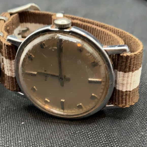 Vintage 1971 Timex,  called "Tropical" Mens Watch NATO Strap - Picture 4 of 5